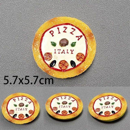 Playful 3D Food Magnets for Creative Kitchens