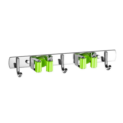Durable Storage Rack for Brooms and Mops