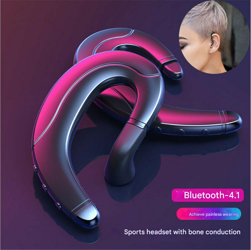Wireless Bone Conduction Headphones with Open-Ear Design and Bluetooth