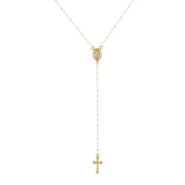 Elegant Rosary Necklace – Faith-Inspired Jewelry for Every Event
