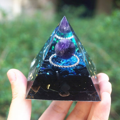 Amethyst Crystal Sphere for Balance and Serenity