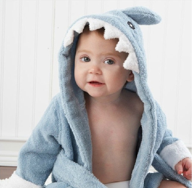 Hooded Bath Towel with Animal Design