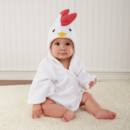 Hooded Bath Towel with Animal Design