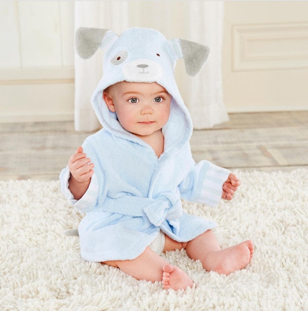 Hooded Bath Towel with Animal Design