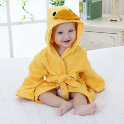 Hooded Bath Towel with Animal Design