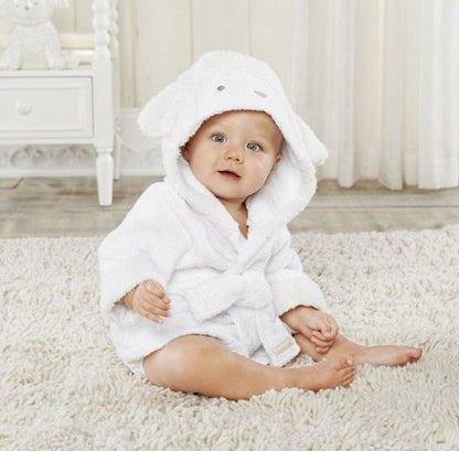Hooded Bath Towel with Animal Design