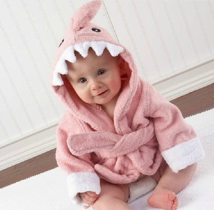 Hooded Bath Towel with Animal Design