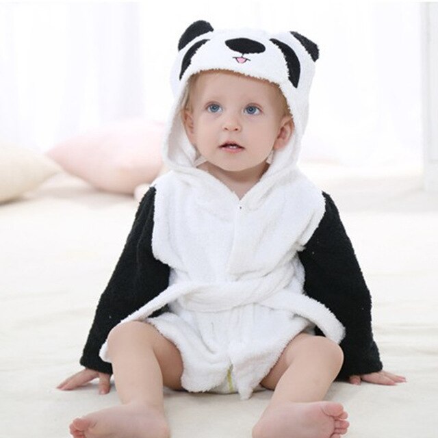 Hooded Bath Towel with Animal Design