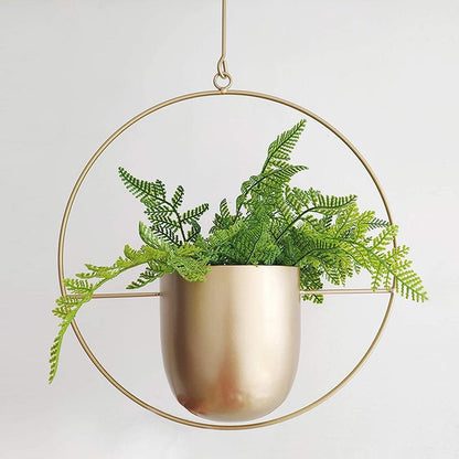 Elegant Metal Plant Holder for Wall or Ceiling – FloraFrame