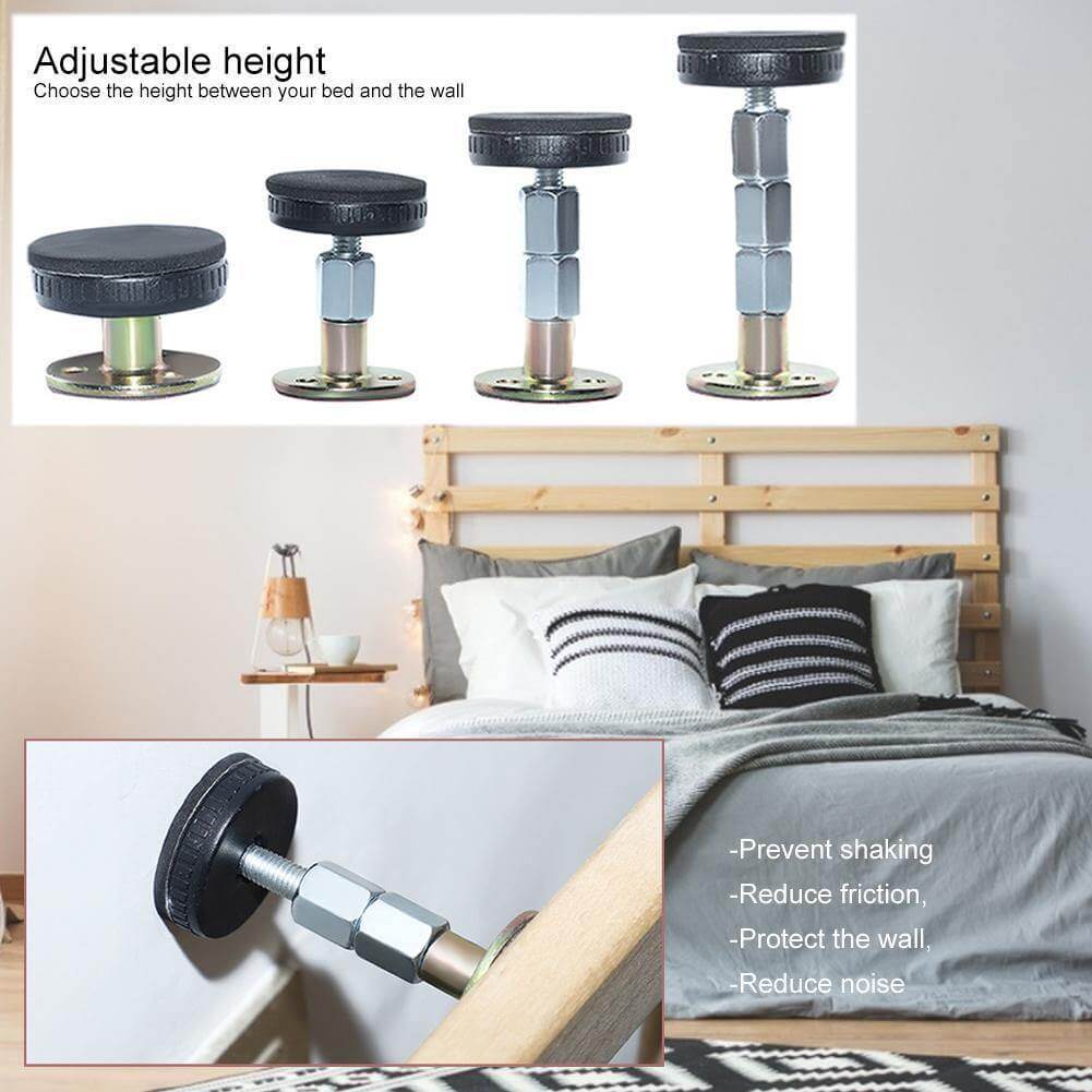 2-Pack Bed Stabilizer for Noise Reduction and Secure Support