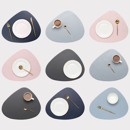 Vibrant Triangle Table Mat and Coaster Collection