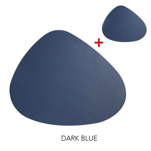 Vibrant Triangle Table Mat and Coaster Collection