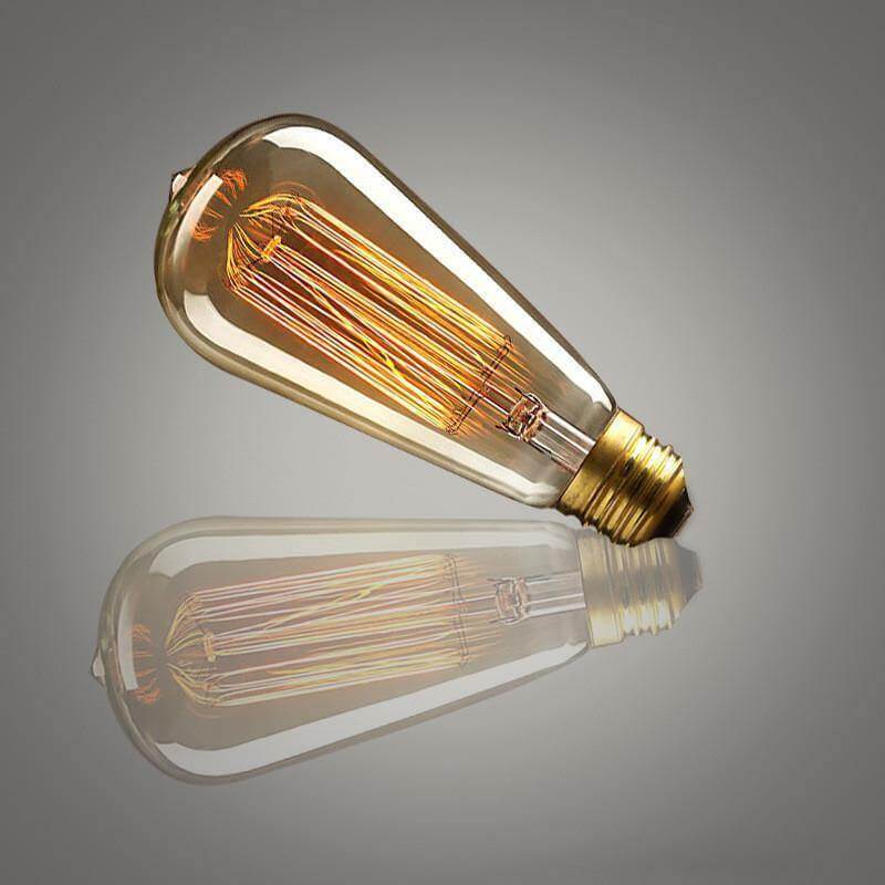 Set of 3 Vintage Edison Light Bulbs