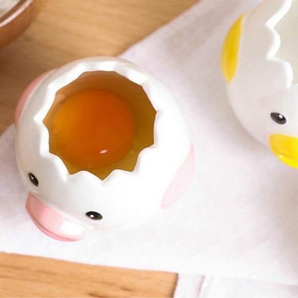 Adorable Chicken Egg Yolk Separator in Cartoon Design