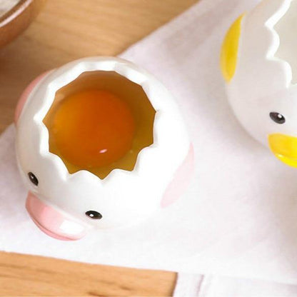 Adorable Chicken Egg Yolk Separator in Cartoon Design