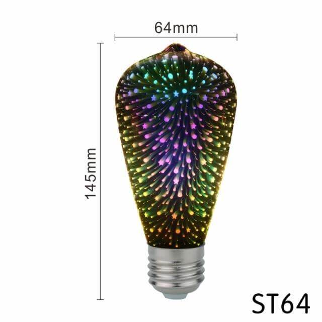 Colourful 3D LED Decorative Lamp