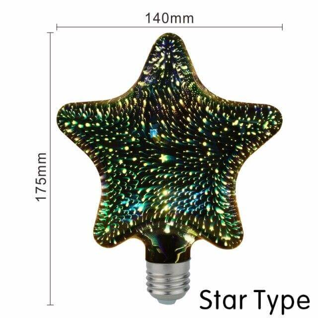 Colourful 3D LED Decorative Lamp