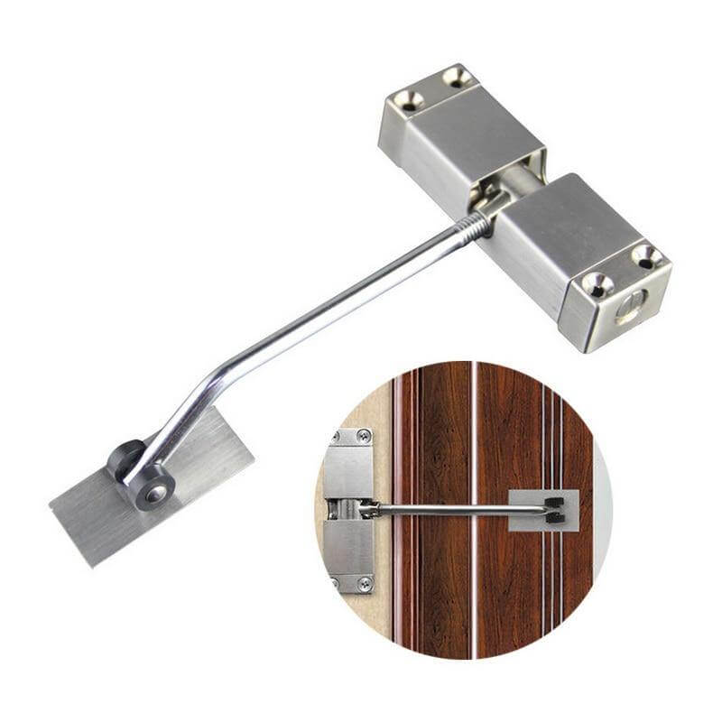 Automatic Door Hinge in Adjustable Stainless Steel