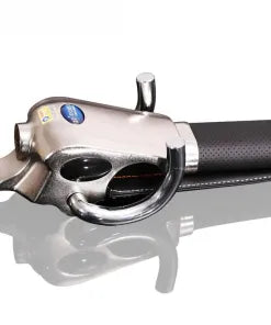 Foldable Steering Wheel Lock with Alarm – Effective Vehicle Security Tool