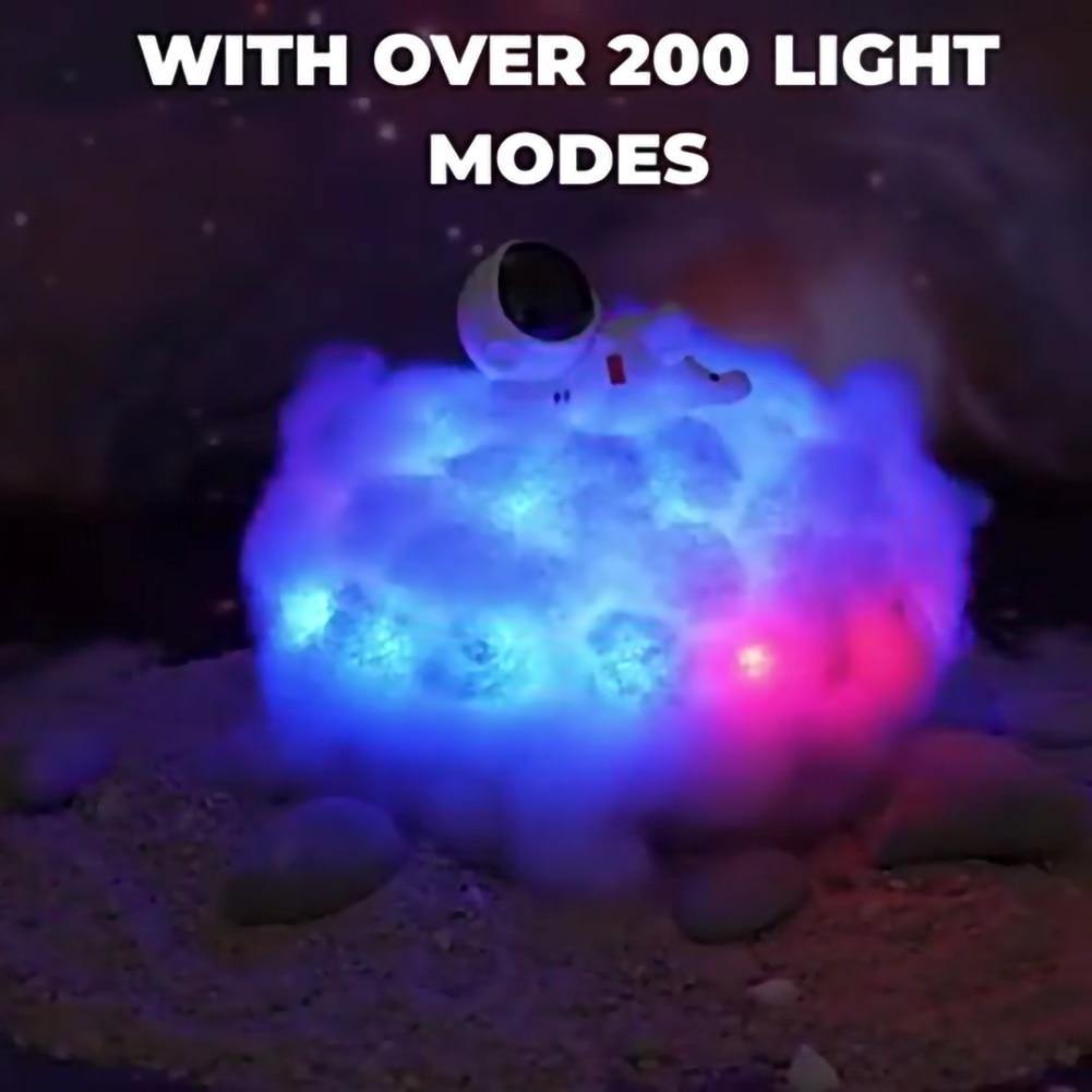 Colorful Cloud Night Light – Astronaut Design