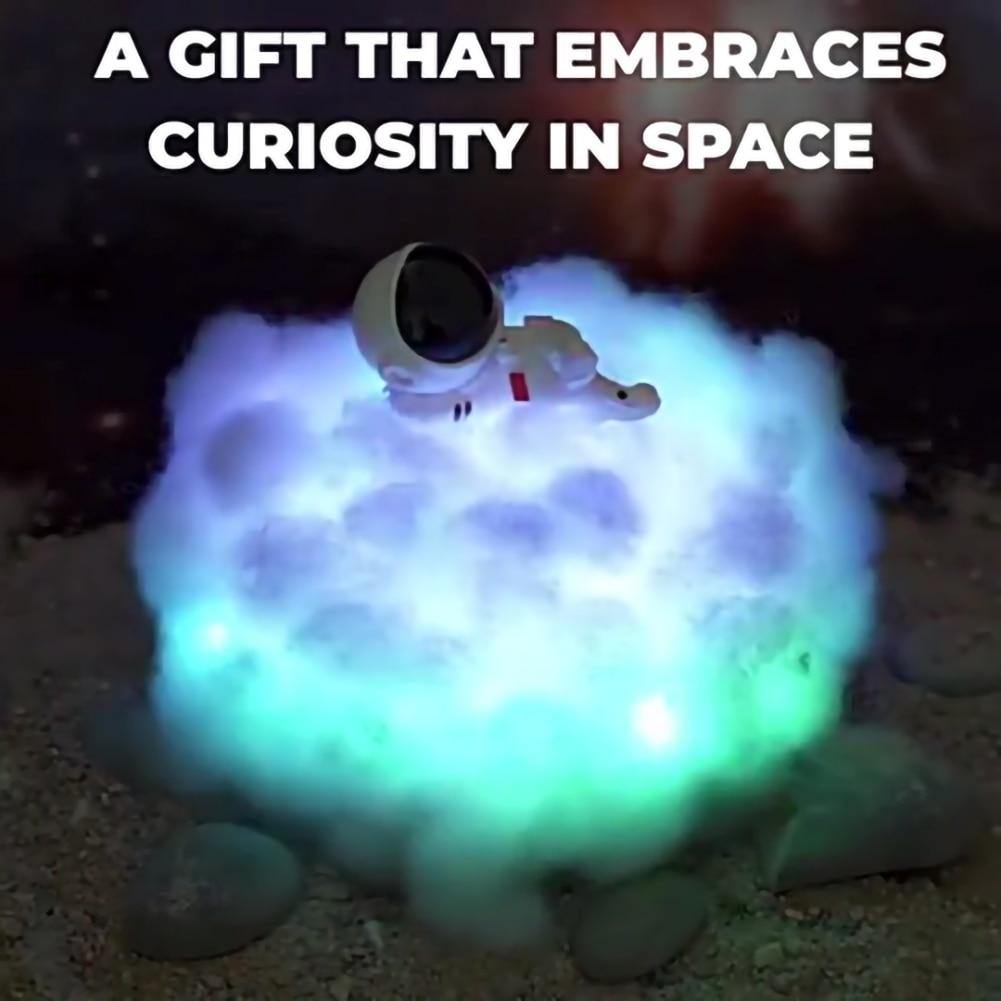 Colorful Cloud Night Light – Astronaut Design