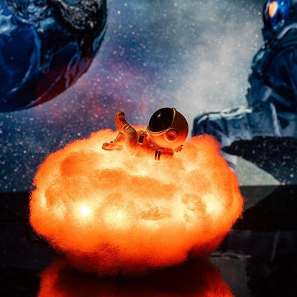 Colorful Cloud Night Light – Astronaut Design