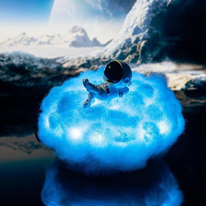 Colorful Cloud Night Light – Astronaut Design