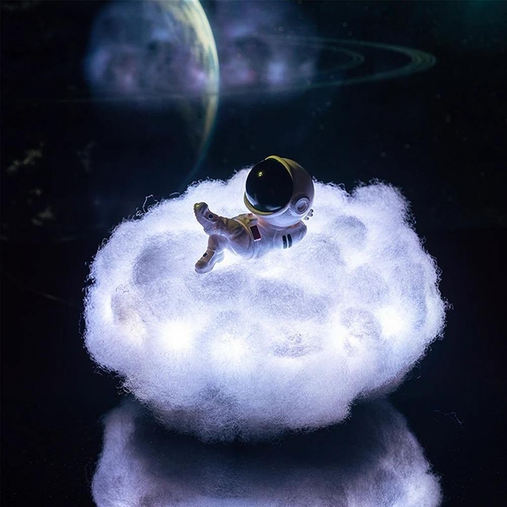 Colorful Cloud Night Light – Astronaut Design