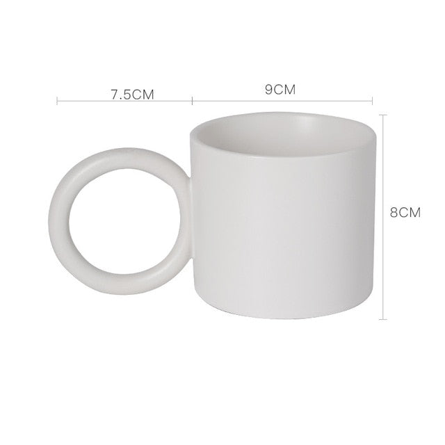 Minimalist Porcelain Mug – Ares Style Coffee Cup
