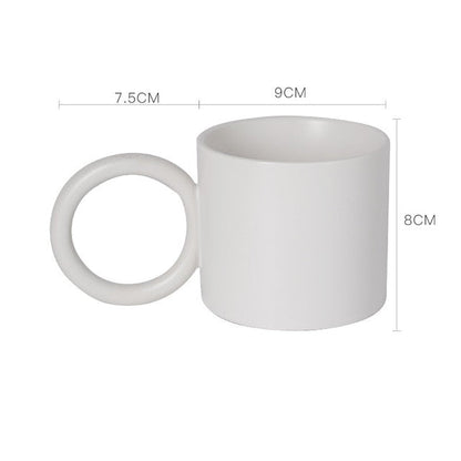 Minimalist Porcelain Mug – Ares Style Coffee Cup