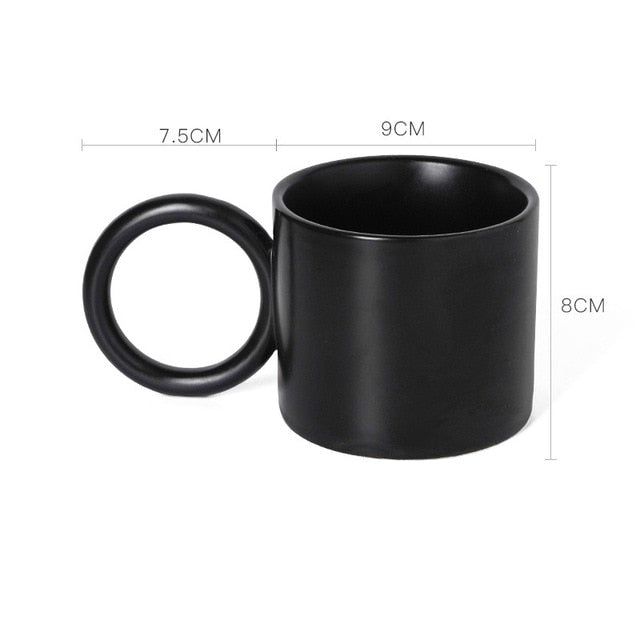 Minimalist Porcelain Mug – Ares Style Coffee Cup