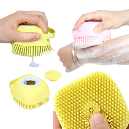 Shampoo Dispenser with Bathing Brush