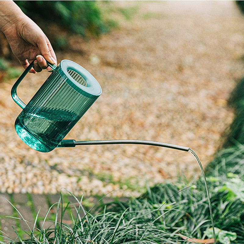 Watering Can with Jungle Design