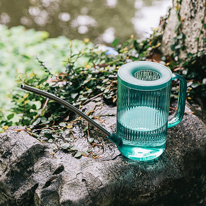 Watering Can with Jungle Design