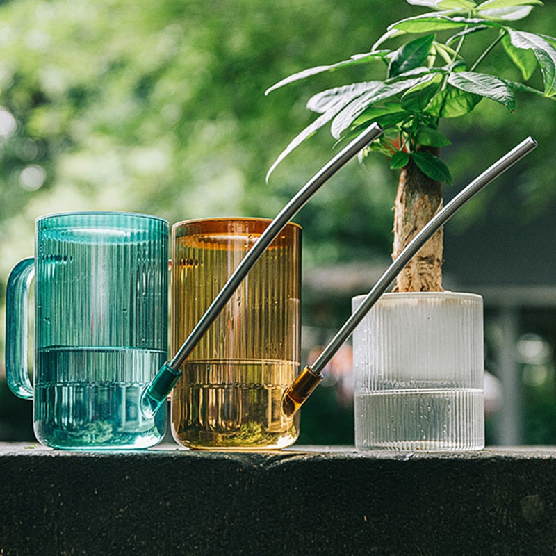 Watering Can with Jungle Design