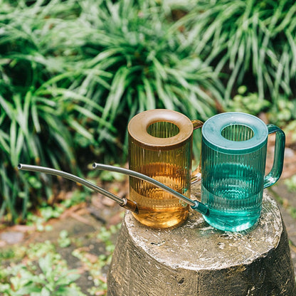 Watering Can with Jungle Design