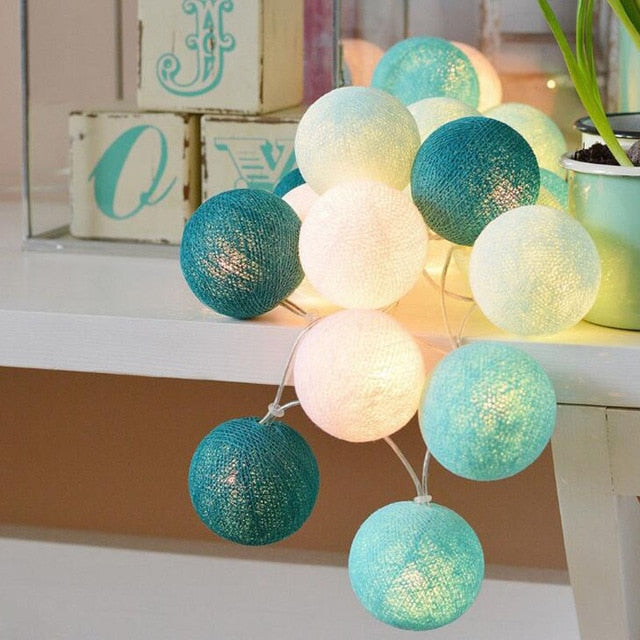 Cotton Glow Ball Swing - Multiple Color Options