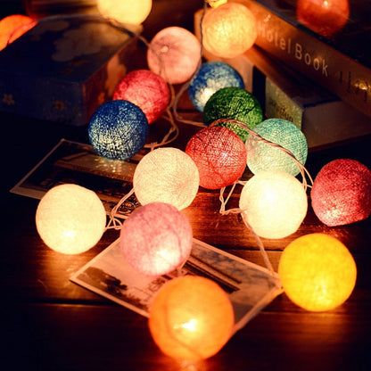 Cotton Glow Ball Swing - Multiple Color Options