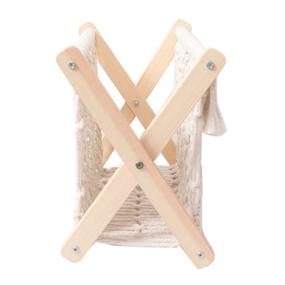 Foldable Magazine Holder in Nordic Cotton