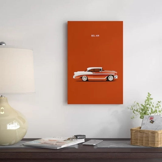 Canvas Wall Art Painting - Bel Air Chevrolet Theme