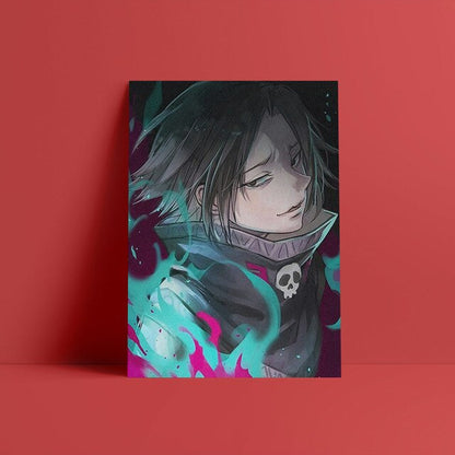 Skull Character Canvas Artwork - Anime-Inspired Wall Décor