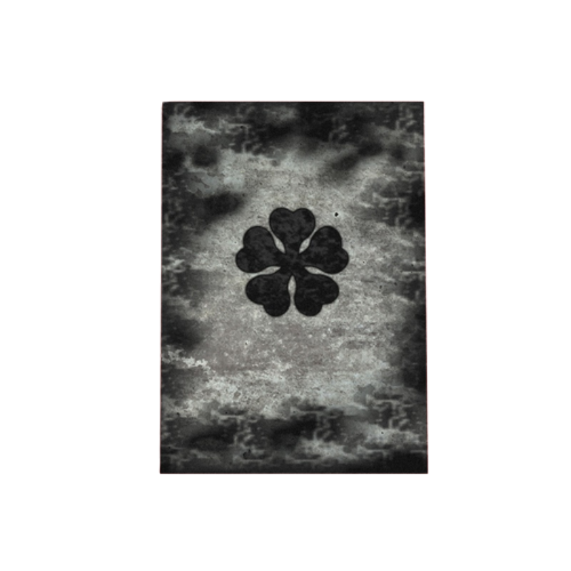 Canvas Wall Art featuring Black Five Clover Design