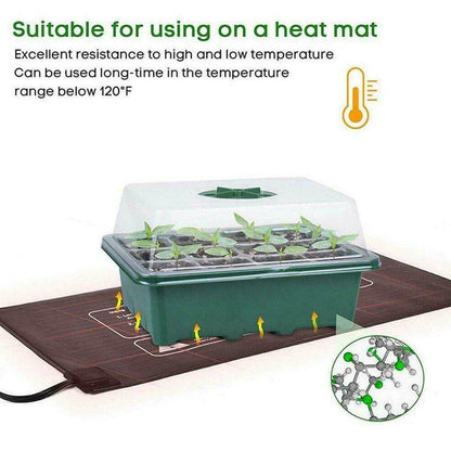 12-Cell Adjustable Seedling Planting Tray