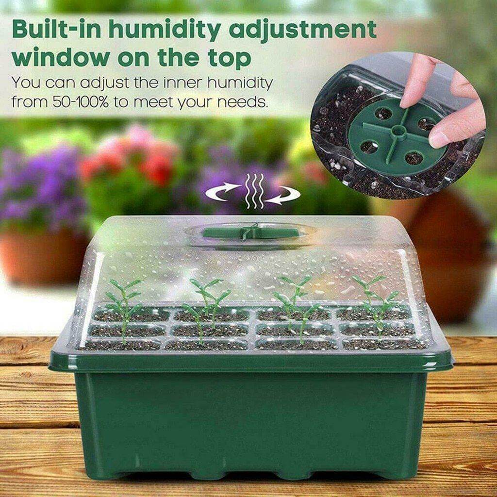 12-Cell Adjustable Seedling Planting Tray