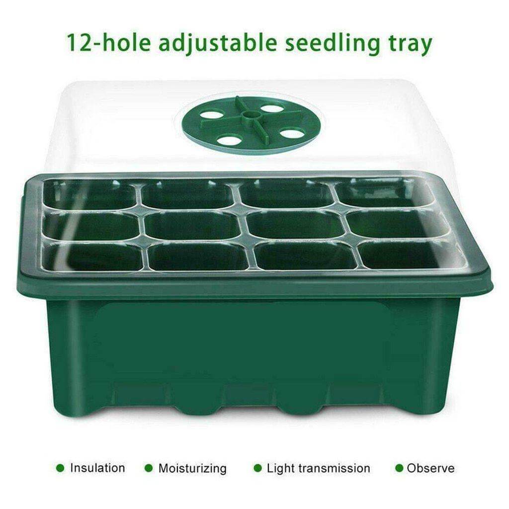 12-Cell Adjustable Seedling Planting Tray
