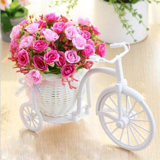 Decorative Flower Basket for Bicycles