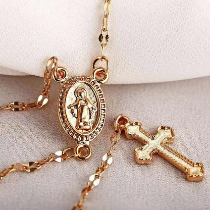 Elegant Rosary Necklace – Faith-Inspired Jewelry for Every Event