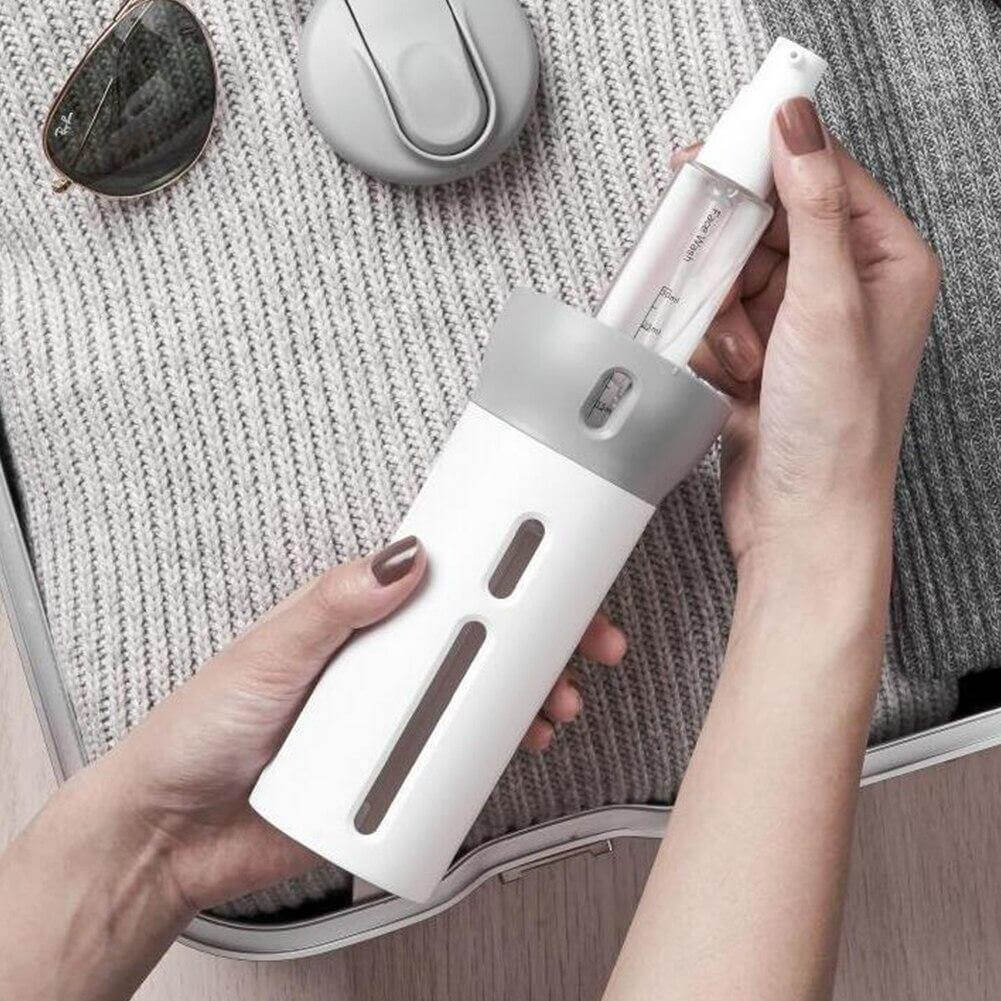 Travel Liquid Bottle - Refillable 4-in-1 Design