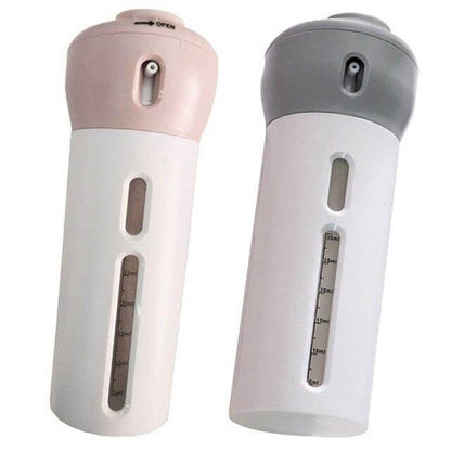 Travel Liquid Bottle - Refillable 4-in-1 Design