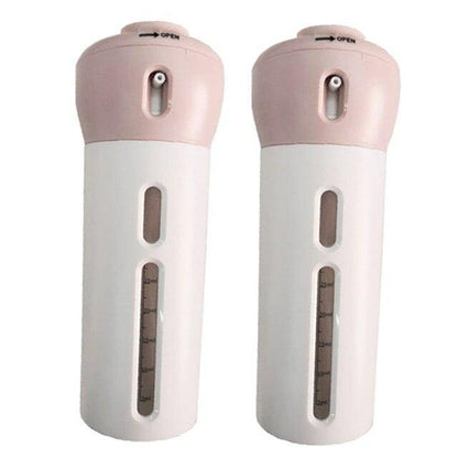 Travel Liquid Bottle - Refillable 4-in-1 Design